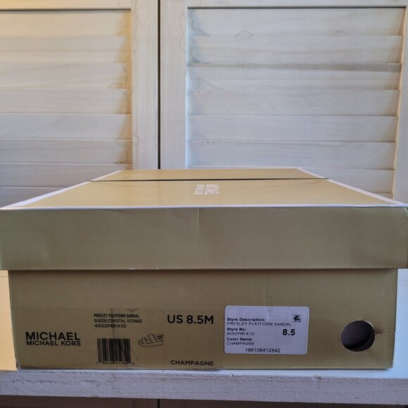 $89 NWT (8.5 & 9.5) Michael Michael Kors Presley Platform Sandal - Picture 10 of 11